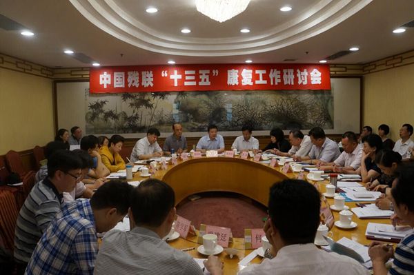 图为中国残联“十三五”康复工作研讨会现场