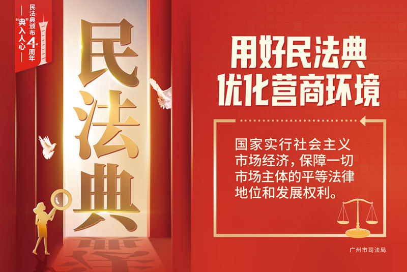 用好民法典--优化营商环境-橫版