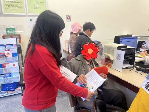图三为业务窗口宣传残疾人法律救助典型案例